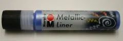 Marabu Metallic Liner 25ml Metallic-blau (Restbestand)