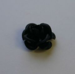Behang Rose schwarz ca. 7mm