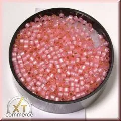 Delica-Rocailles, 2,2 mm  Perlglanz, rosa chiffon