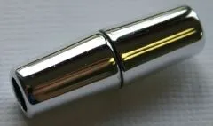 Rockstars Kunststoff Magnetschliesse Olive 28/9mm silber
