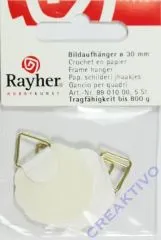 Rayher Bildaufhnger 30mm Papier 5 Stck