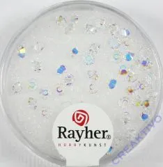 Rayher Swarovski Kristall-Schliffperlen 3mm mondstein (Restbestand)