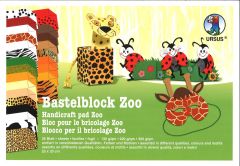 Zoo Bastelblock 23x33cm 26 Blatt (Restbestand)