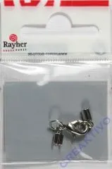 Rayher Verschluss 2mm silberf.
