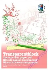 Transparentblock A4 25 Blatt Transparentpapier