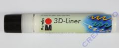 Marabu 3D Liner 25ml weiß