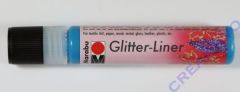 Marabu Glitter Liner 25ml Glitter-petrol