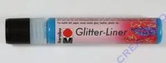 Marabu Glitter Liner 25ml Glitter-petrol