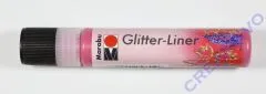 Marabu Glitter Liner 25ml Glitter-rubin