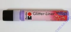 Marabu Glitter Liner 25ml Glitter-lavendel