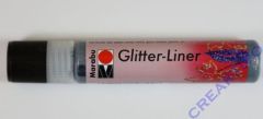 Marabu Glitter Liner 25ml Glitter-graphit