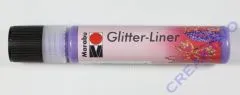 Marabu Glitter Liner 25ml Glitter-amethyst