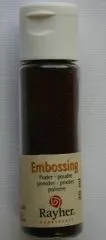 Embossing-Puder 20mldunkelbraun, deckend
