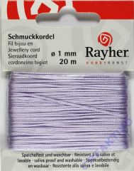 Rayher Schmuckkordel 20m 1mm flieder