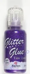 Glitter Glue metallic 20ml purple velvet