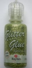 Glitter Glue metallic 20ml lindgrün