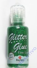 Glitter Glue metallic 20ml blattgrün