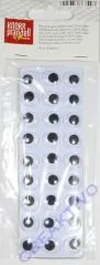 Wackelaugen 12mm selbstklebend 26Stck.