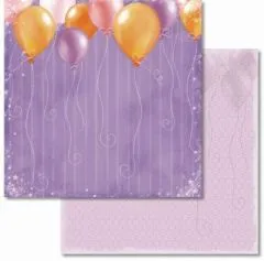 Premium Glitter Scrapbook paper Geburtstag 02