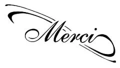 Rayher Mini-Silikonstempel 4x7cm Merci (Restbestand)