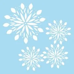 Marabu Schablone 33x33cm Star Flowers