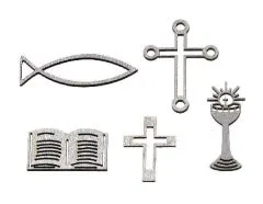 Knorr Kommunion Konfirmationsstreu silber