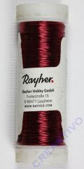 Rayher Schmuck-Häkeldraht rot 50m 0,3mm