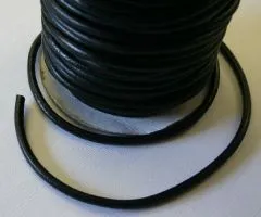 Lederband 4mm schwarz je 10cm