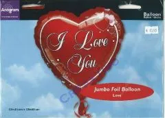 Folienballon I Love You 81cm