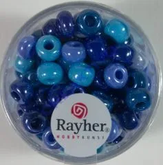 Rayher Glas Grolochradl opak 6,7mm blau-trkis Tne