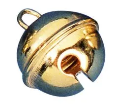Rayher Metallglckchen kugelfrmig 29mm gold 4 Stck