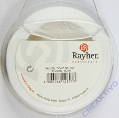 Rayher Organzaband 15mm 10m weiß