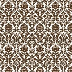 Serie Lush Brown - Brown Damask (Restbestand)