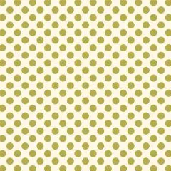 Serie Lush Green - Green Large Polka Dots beflockt (Auslaufartikel)