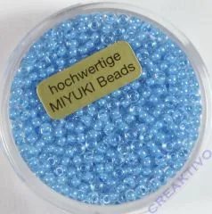Miyuki Beads 2,2mm 12g col. inside aqua