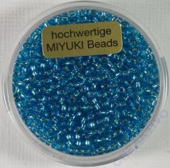 Miyuki Beads 2,2mm 12g silverlined aqua