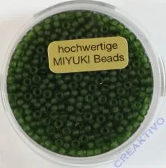 Miyuki Beads 2,2mm 12g transp. matt turmaline