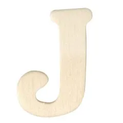 Holz-Buchstabe 4cm J