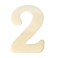 Holz-Ziffer 4cm 2