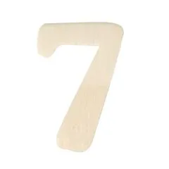 Holz-Ziffer 4cm 7