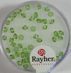 Rayher Swarovski Kristall-Schliffperlen 3mm jade (Restbestand)