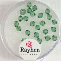 Swarovski Kristall-Schliffperlen 4mm 25St smaragd (Restbestand)