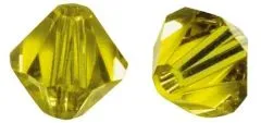 Swarovski Kristall-Schliffperlen 6mm 12St goldgelb (Restbestand)