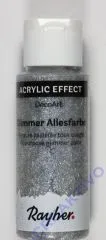 Rayher Glimmer-Allesfarbe 59ml brill.silber