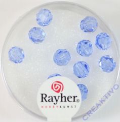 Swarovski Kristall-Perlen 6mm 12St azurblau (Restbestand)